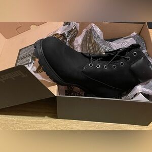 Men's Timberland Premium 6 Inch Waterproof Boots TB-010073-001 Black US Size 10